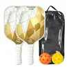 Set de Paletas de Pickleball de Fibra de Vidrio Paleta de Pickleball Tablero de Panal Paleta de Pickleball Grado Profesional Paleta Avanzada