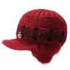 Nuevo gorro cálido de otoño e invierno para mujeres de mediana edad y ancianos, con protección para las orejas y forro de polar, perfecto para la abuela y el abuelo