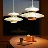Lámpara de araña para restaurante en estilo wabi-sabi japonés, lámpara de mesa para bar UFO de diseñador danés, lámpara de mesa para comedor PH5 de madera vintage