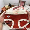 7A Ropa Interior Antibacteriana de Algodón para Niña Entrepierna Inferior Roja Vida Año Largo Boda Festiva Cintura Media Calzones de Cadera para Mujer