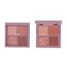 Paleta de Sombras para Ojos Novo Sakura Story de Cuatro Colores para Principiantes, Maquillaje Diario Ligero, Paleta de Sombras de Tonos Tierra Mate Perlado