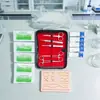 Kit de Treinamento para Estudantes de Medicina Conjunto Kit de Instrumentos de Treinamento de Sutura Kit de Prática de Sutura de Feridas Variadas Fabricantes