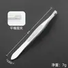 Pinzas de Acero Inoxidable Textura Antideslizante Pinzas Depiladoras Punta Plana Punta Angulada Punta Fina Pinzas para Cejas Herramientas de Belleza Fabricante Venta al por Mayor