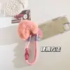 Pingente de Coração de Pelúcia Laranja Simples Estilo Ins para Chaveiro de Carro de Menina Pingente Criativo Personalizado para Bolsa Presente