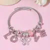 Pulsera de Dibujos Animados Más Vendida Transfronteriza con Cuentas de Cristal y Diamantes Coreana Linda Dopamina Pulsera Infantil Regalo de Vacaciones