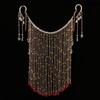 Cortina para la Cara Velos Antiguos para Cubrir el Rostro Orejas Colgantes con Borlas Tocados para Vestido Antiguo Hanfu Conjunto Completo de Joyería Accesorios Súper de Hada