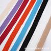 Algodón poliéster color liso cinta de fábrica cinta de espiga cinturón de color portátil 1.0cm accesorios para prendas de vestir cinta de algodón poliéster