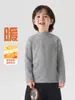 Camiseta interior de rayas estilo europeo derecho, top de invierno, ropa nueva cálida para niños, ropa de bebé, camiseta de manga larga de invierno