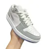Zapatos Putian transfronterizos comercio exterior al por mayor zapatillas deportivas casuales versátiles de moda Jordan 1 para parejas, AJ1 de caña baja, zapatillas de panda para hombre y mujer