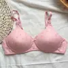 Fabricante de Sujetador Push-Up Cómodo sin Aros de Dos Filas de Broches Delgado Estampado para Ropa Interior Femenina de Comercio Exterior Transfronterizo
