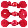 Botón Cheongsam, Rojo de Año Nuevo Estilo Chino Botón de Borla de Perla de Jade, Botón Decorativo Hanfu Estilo Chino Nuevo Hecho a Mano