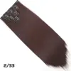 Set de Peluca Europea y Americana de Siete Piezas de Cabello Largo y Liso Transfronterizo para Aumentar el Volumen del Cabello, Extensiones de Cabello de Peluca Natural Invisibles