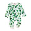 Traje de escalada unisex de cuatro estaciones (primavera, verano, otoño, invierno) para niños, con elemento de trébol de cuatro hojas, manga larga, Siamán