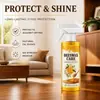 Spray de Cera de Abejas para Cuidado de la Madera para Pisos de Madera del Hogar y Muebles de Secuoya, Aceite de Cera de Mantenimiento Pulidor y Antirroturas