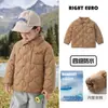 Jaqueta de algodão impermeável para meninos da Europa Ocidental, casaco de inverno leve, novo estilo para crianças mais velhas, roupas infantis, roupas de bebê, moda de inverno