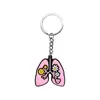 Llavero Colgante para Cuidado de la Salud, Llavero de Goma Suave de PVC, Decoración para Mochila, Hebilla Decorativa DIY, Regalo Transfronterizo, Venta al por Mayor