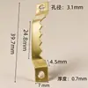 Fornecimento Direto do Fabricante Gancho para Moldura de Pintura Decorativa Gancho de Ferragem Gancho Oculto para Pendurar Ponto Cruz Relógio Moldura de Quadro Pendurar na Parede Prego Sem Marca