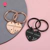 Llavero de amor con empalme en caliente de estación independiente, personalizado, DIY, con nombre de pareja familiar, fabricantes de llaveros en forma de corazón