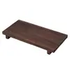 Bandeja de Madeira Maciça em Estoque Bandeja de Banheiro Tábua de Armazenamento de Madeira Tábua de Armazenamento Base Decorativa para Vaso Bandeja de Armazenamento
