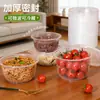 Tazones Desechables para Uso Doméstico, Tazones de Arroz Engrosados, Envases para Llevar, Tazones Pequeños Redondos de Plástico, Tazones para Sopa, Vajilla para Uso Comercial con Tapas