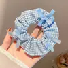 Elástico de Cabelo Doce com Laço de Renda para Meninas, Faixa para Coque, Acessório de Cabelo para Menininhas, Elástico para Rabo de Cavalo