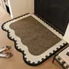 Tapete de entrada estilo usado tapete de entrada resistente à sujeira antiderrapante carpete interno de pelo em laço resistente ao desgaste tapete de entrada