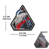 Parche triangular bordado de la NASA Taifeng, nueva versión 2026 del cohete de exploración espacial Artemis