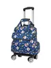 Bolsa de viaje mini plegable ultraligera al por mayor, bolsa de carrito pequeña universal con ruedas portátil, caja de tela para viaje de abordaje
