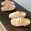 2026 Nuevos Zapatos Blancos de Verano Estilo Perezoso Slip-on de Corte Bajo para Mujer Cubierta Media Ropa Exterior Velcro Zapatillas Planas
