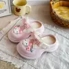 Chinelos Infantis Fofos de Desenho Hello Kitty Gatinha 2026 Novos de Verão Confortáveis Fechados