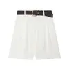 Comercio Exterior Transfronterizo de Aliexpress Moda de Verano 2026 Nuevo Estilo Simple Elegante con Cinturón Versátil Estilo para el Trabajo Estilo Corto