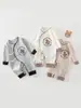 Mameluco de algodón puro sin costuras para bebé, manga larga, con cintas en la cintura, protector de barriga, diseño de mariposa, para recién nacidos, adecuado para todas las estaciones