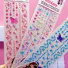 Nuevo Modelo Xy-027 Pegatinas Decorativas de Mariposa 3D para Estilismo del Cabello y la Frente, Accesorios Versátiles de Moda Pegatinas de Pedrería al por Mayor