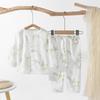 Traje de Ropa para Bebé para Casa Manga Larga Cuatro Estaciones Fino Bebé Verano Ropa para Aire Acondicionado Pijamas Ropa para Recién Nacido Infantil