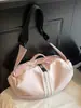 Bolsa de Viaje Simple de Aspecto Elegante Rayas de Color Sólido Versátil Vacaciones Viaje Salida de Primavera Bolsa Cruzada Ligera Nueva Bolsa de Equipaje