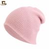 Gorro de otoño e invierno de Amazon, ligero, de color sólido, con aguja de dibujo, gorro de lana, gorro de punto cálido con protección para las orejas, moda coreana para mujer