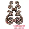 Accesorios de Acero Inoxidable 304 Botella del Tesoro Flor Estilo Europeo Flor Puerta Principal Valla de Patio Puerta Antirrobo Piezas Florales Decorativas para Ventanas Oro Titanio
