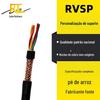 Cabo de par trançado blindado com núcleo de cobre e par trançado Rvsp Rvvsp, fabricante de cabos de linha de sinal de comunicação RS485