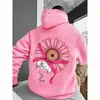 Sudadera con capucha transfronteriza Exportación Moda masculina Patrón de flores grandes Deseo Amazon Temu Uno