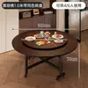 Mesa de Comedor Plegable Mesa de Comedor Estilo Vintage Mesa de Comedor Doméstica para 10-12 Personas Mesa de Comedor Redonda 2026 Nueva Mesa Redonda Grande