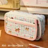 Estuche de Manzana para Cachorros para Niñas, Bolsa de Papelería de Alto Valor, Estilo Dopamina Ins Lindo, Caja de Lápices Simple de Gran Capacidad