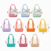 Mini Bolsa Tote Personalizada Transfronteiriça Dopamina Mini Bolsa para Armazenamento de Fones de Ouvido Cor Fofa Color-Blocking Porta-Chaves Porta-Moedas Bolsa