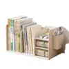 Estantería de escritorio tipo cajón para archivos y libros para organizar y almacenar libros de estudiantes, estante de escritorio para libros de oficina, caja de almacenamiento