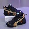 Sapatos Masculinos Comércio Exterior Transfronteiriço Novos Sapatos da Moda Versão Coreana Versátil Corrida Couro Respirável da Moda Casuais Esportivos para Casal