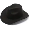 Sombrero fedora de lana, sombrero de vaquero, estilo étnico para hombres y mujeres, sombrero de sol de estilo europeo y americano para parejas para primavera y verano, sombrero de jazz