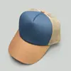 Gorras de Béisbol de Malla Sencillas con Combinación de Colores para Primavera y Verano para Hombres y Mujeres Sombrilla Deportiva Exterior de Malla Personalizada Gorras de Camionero Venta al por Mayor