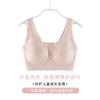 Roupa íntima feminina de desenvolvimento top cropped sem costura estudantes do ensino fundamental peito coberto respirável fino colete fixo sutiã de menina