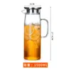 Tetera para Infusionar Té, Tapa de Acero Inoxidable, Hervidor de Agua Fría, Jarra de Vidrio para Agua Fría, Taza de Agua, Gadget para Té Cold Brew, Extracción en Frío