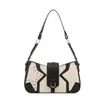 2026 Otoño Temprano Nuevo de Moda Chica Caliente Diseño de Nicho Bolso de Motocicleta Bolso de Hombro Único Bolso de Axila Bolso de Mano para el Trabajo Bolso de Mujer