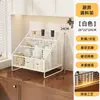 Estante de Condimentos para Cocina de Encimera con Capas para Uso Doméstico Multifuncional Sin Instalación Estante de Almacenamiento de Condimentos y Especias para Estufa